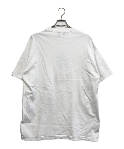 HUSTLER（ハスラー）HUSTLER (ハスラー) マガジンTシャツ ホワイト サイズ:XLの古着・服飾アイテム