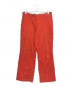 DRIES VAN NOTENドリスヴァンノッテン）の古着「コーデュロイパンツ」｜レッド