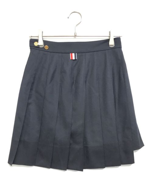 Thom Browne（トムブラウン）Thom Browne (トムブラウン) プリーツミニスカート ネイビー サイズ:36の古着・服飾アイテム
