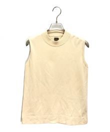 BATONER（バトナ―）の古着「HIGHTWIST COTTON SILK SLEEVELESS」｜ベージュ