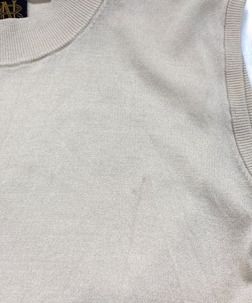 BATONER（バトナ―）BATONER (バトナ―) HIGHTWIST COTTON SILK SLEEVELESS ベージュ サイズ:2の古着・服飾アイテム