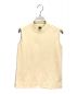 BATONER（バトナ―）の古着「HIGHTWIST COTTON SILK SLEEVELESS」｜ベージュ