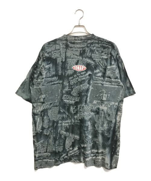 CONART（コナート）CONART (コナート) オーバープリントｔシャツ ブラック サイズ:XLの古着・服飾アイテム