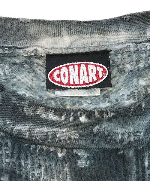 CONART（コナート）CONART (コナート) オーバープリントｔシャツ ブラック サイズ:XLの古着・服飾アイテム