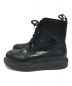 ALEXANDER McQUEEN (アレキサンダーマックイーン) ハイブリッドレースアップブーツ ブラック サイズ:39E：17000円