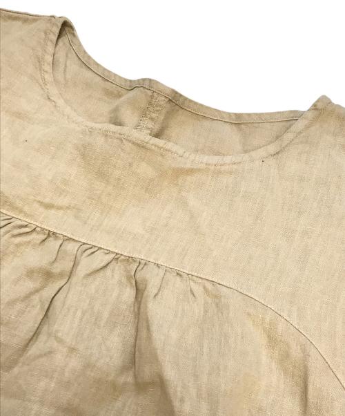 nest Robe（ネストローブ）nest Robe (ネストローブ) リネンワンピース ベージュ サイズ:表記なしの古着・服飾アイテム