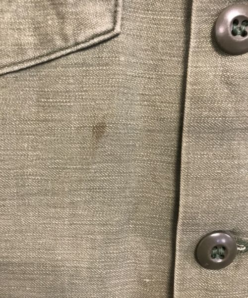 VINTAGE MILITARY（ヴィンテージ ミリタリー）VINTAGE MILITARY (ヴィンテージ ミリタリー) US ARMY ベトジャン刺繍ユーティリティシャツ カーキ サイズ:表記なしの古着・服飾アイテム