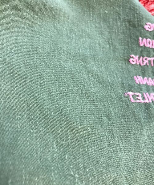 VINTAGE MILITARY（ヴィンテージ ミリタリー）VINTAGE MILITARY (ヴィンテージ ミリタリー) US ARMY ベトジャン刺繍ユーティリティシャツ カーキ サイズ:表記なしの古着・服飾アイテム