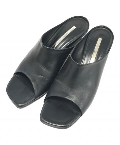 中古・古着通販】Brenta (ブレンタ) スクエアトゥミュール ブラック