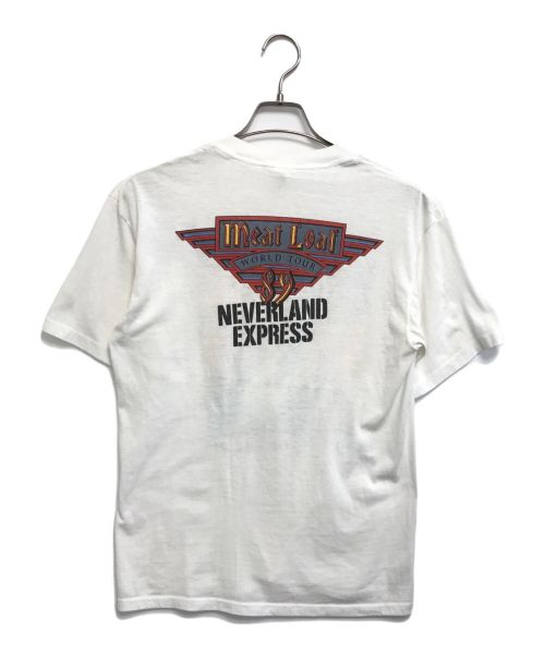 バンドTシャツ（バンドTシャツ）バンドTシャツ (バンドTシャツ) 80s meat loaf(ミートローフ) バンドTシャツ ホワイト サイズ:Lの古着・服飾アイテム