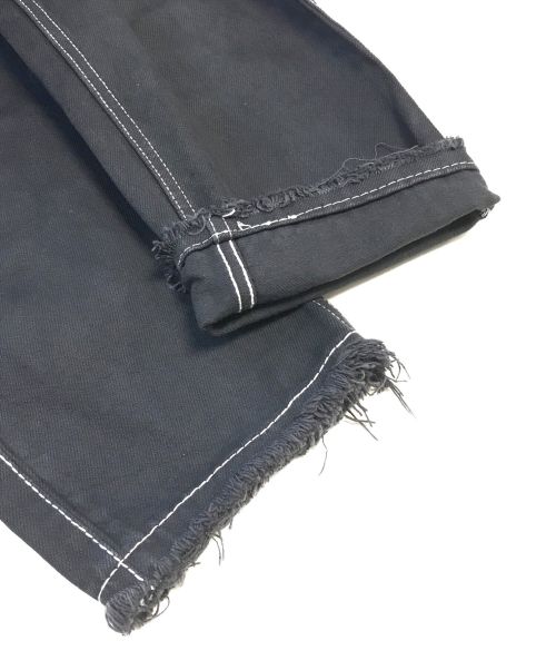 LEVI'S（リーバイス）LEVI'S (リーバイス) リメイクデニムパンツ ブラック サイズ:表記なしの古着・服飾アイテム