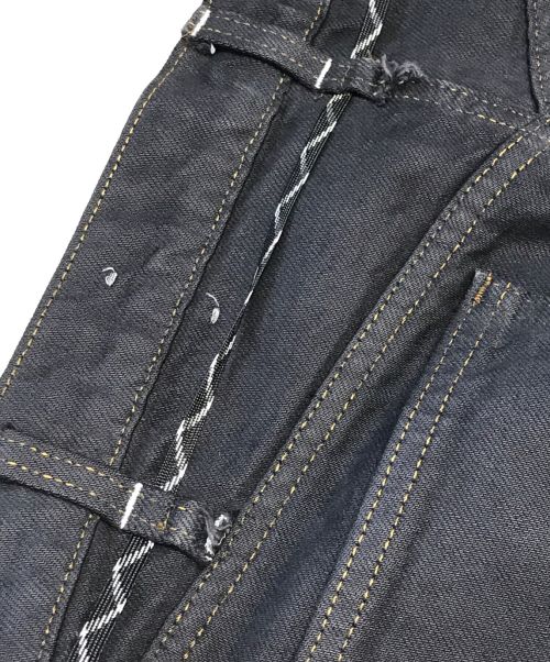 LEVI'S（リーバイス）LEVI'S (リーバイス) リメイクデニムパンツ ブラック サイズ:表記なしの古着・服飾アイテム