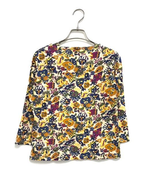 JUNIOR GAULTIER（ジュニアゴルチエ）JUNIOR GAULTIER (ジュニアゴルチエ) 総柄カットソー イエロー サイズ:160-168の古着・服飾アイテム