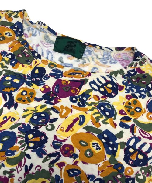 JUNIOR GAULTIER（ジュニアゴルチエ）JUNIOR GAULTIER (ジュニアゴルチエ) 総柄カットソー イエロー サイズ:160-168の古着・服飾アイテム