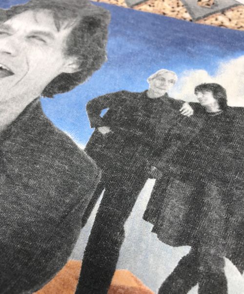 バンドTシャツ（バンドTシャツ）バンドTシャツ (バンドTシャツ) 90s ROLLING STONES(ローリング・ストーンズ) Tシャツ ホワイト サイズ:Ｌの古着・服飾アイテム