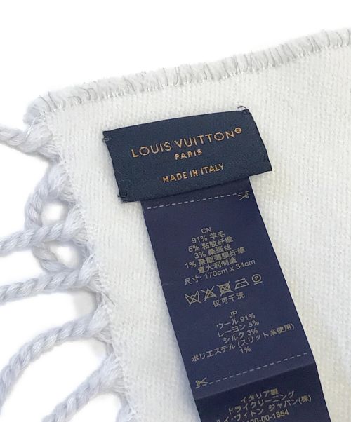 LOUIS VUITTON（ルイ ヴィトン）LOUIS VUITTON (ルイ ヴィトン) マフラー グレーの古着・服飾アイテム