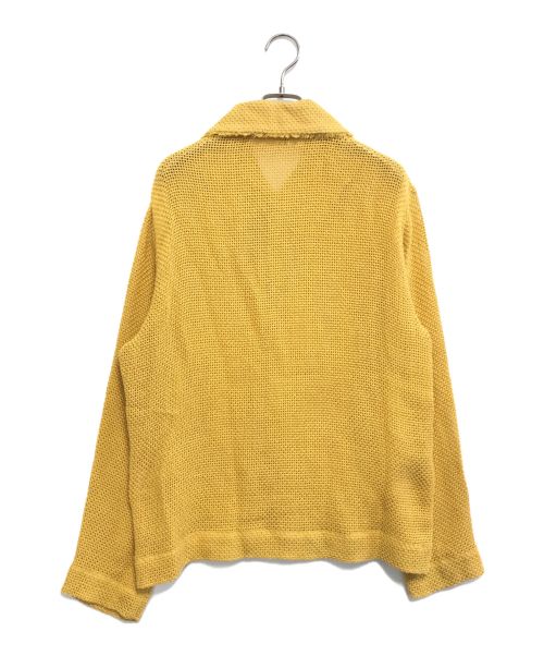 Sefr（セファ）Sefr (セファ) AJANI ブレンドニット オーバーシャツ イエロー サイズ:Ｓの古着・服飾アイテム