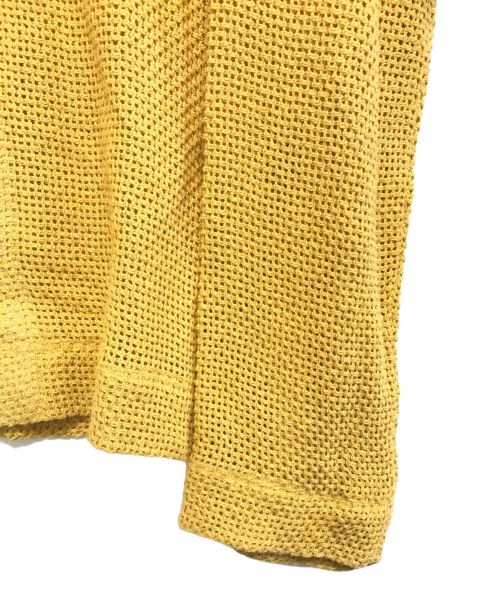 Sefr（セファ）Sefr (セファ) AJANI ブレンドニット オーバーシャツ イエロー サイズ:Ｓの古着・服飾アイテム