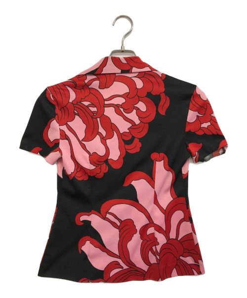 VIVIENNE TAM（ヴィヴィアンタム）VIVIENNE TAM (ヴィヴィアンタム) 総柄シャツ レッド×ブラック サイズ:表記なしの古着・服飾アイテム