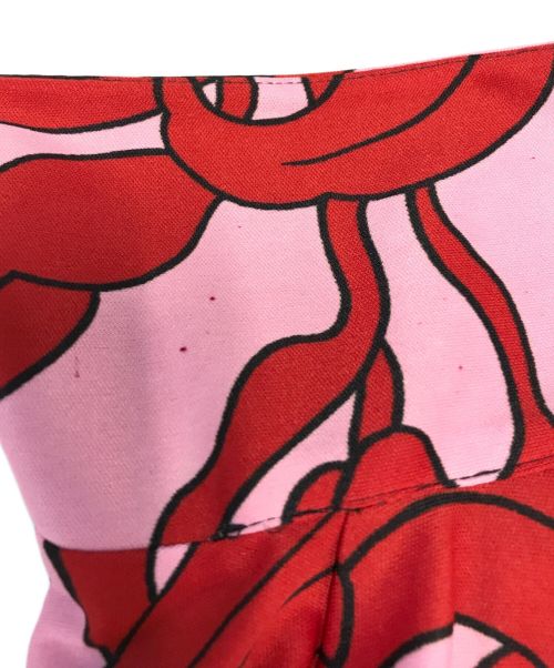 VIVIENNE TAM（ヴィヴィアンタム）VIVIENNE TAM (ヴィヴィアンタム) 総柄シャツ レッド×ブラック サイズ:表記なしの古着・服飾アイテム