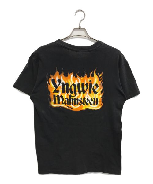 バンドTシャツ（バンドTシャツ）バンドTシャツ (バンドTシャツ) 90s ynhwie malmsteen(イングヴェイ・マルムスティーン) Tシャツ ブラック サイズ:Lの古着・服飾アイテム