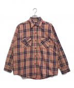 USEDユーズド）の古着「ネルシャツ」｜ベージュ