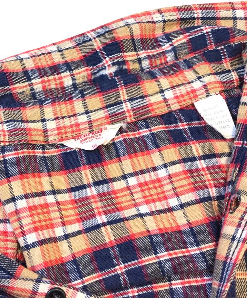 USED（ユーズド）USED (ユーズド) ネルシャツ ベージュ サイズ:16の古着・服飾アイテム