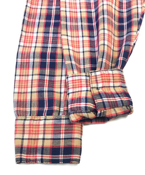 USED（ユーズド）USED (ユーズド) ネルシャツ ベージュ サイズ:16の古着・服飾アイテム