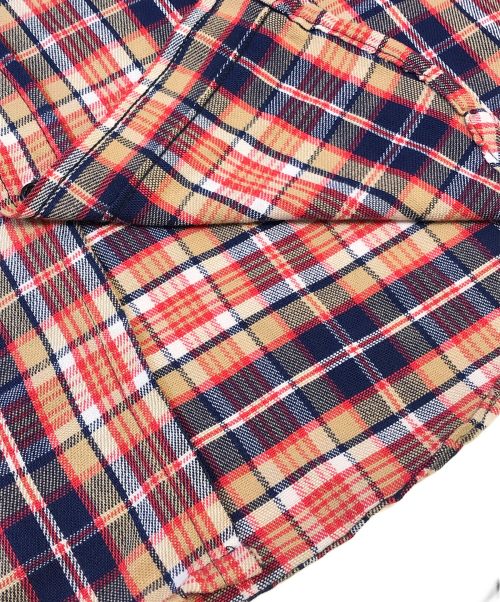 USED（ユーズド）USED (ユーズド) ネルシャツ ベージュ サイズ:16の古着・服飾アイテム