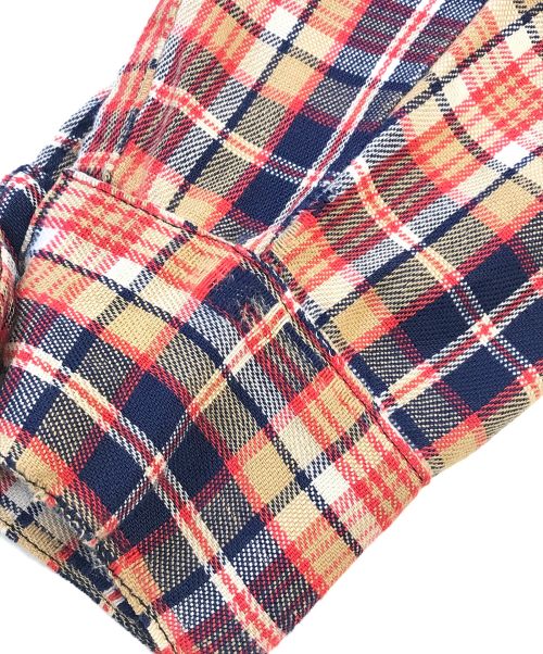 USED（ユーズド）USED (ユーズド) ネルシャツ ベージュ サイズ:16の古着・服飾アイテム