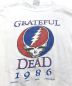 中古・古着 バンドTシャツ (バンドTシャツ) 80s GRATEFUL DEAD&BOB DYLAN(グレイトフル・デッド&ボブ・ディラン) バンドTシャツ ホワイト サイズ:XL：20000円