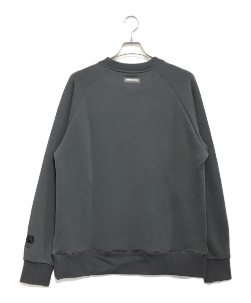 WIND AND SEA（ウィンダンシー）WIND AND SEA (ウィンダンシー) 胸ロゴラグランスウェット グレー サイズ:Lの古着・服飾アイテム