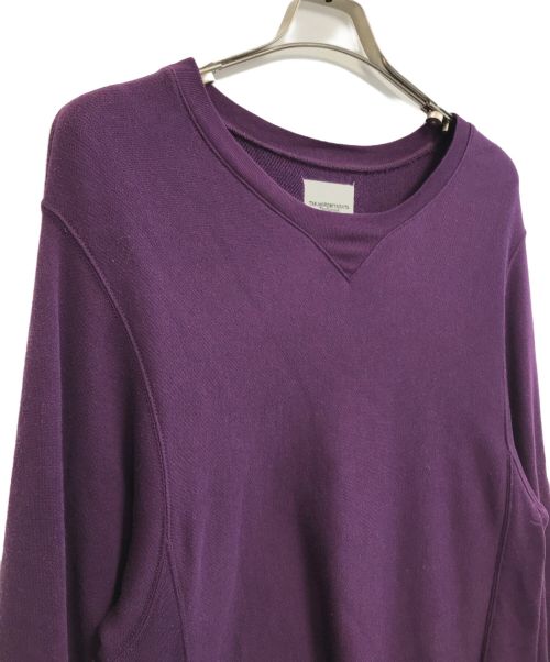 TAKAHIROMIYASHITA TheSoloIst.（タカヒロミヤシタ ザソロイスト）TAKAHIROMIYASHITA TheSoloIst. (タカヒロミヤシタ ザソロイスト) crewneck sweatshirt パープル サイズ:48の古着・服飾アイテム
