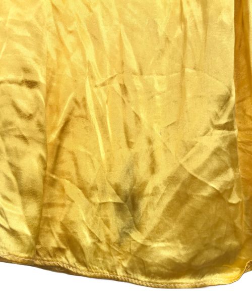VINTAGE（ヴィンテージ）VINTAGE (ヴィンテージ) サテンウエスタンシャツ イエロー サイズ:表記なしの古着・服飾アイテム