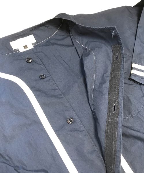 GANRYU（ガンリュウ）GANRYU (ガンリュウ) ベースボールシャツ ネイビー サイズ:Lの古着・服飾アイテム
