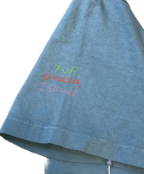 Hanes（ヘインズ）Hanes (ヘインズ) 企業Tシャツ スカイブルー サイズ:ADULT XL(46-48)の古着・服飾アイテム