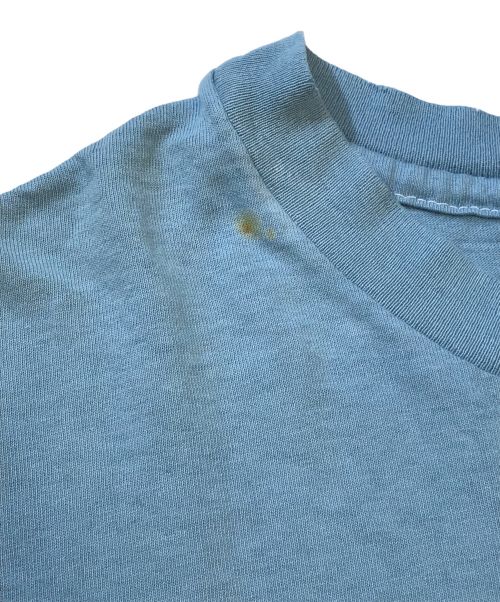 Hanes（ヘインズ）Hanes (ヘインズ) 企業Tシャツ スカイブルー サイズ:ADULT XL(46-48)の古着・服飾アイテム