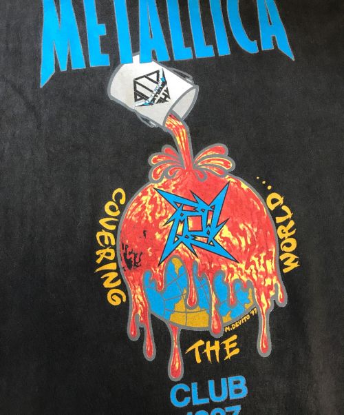 バンドTシャツ（バンドTシャツ）バンドTシャツ (バンドTシャツ) 90s metallica(メタリカ) バンドTシャツ ブラック サイズ:XLの古着・服飾アイテム