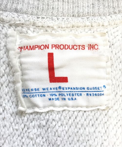 Champion（チャンピオン）Champion (チャンピオン) リバースウィーブスウェット グレー サイズ:Lの古着・服飾アイテム