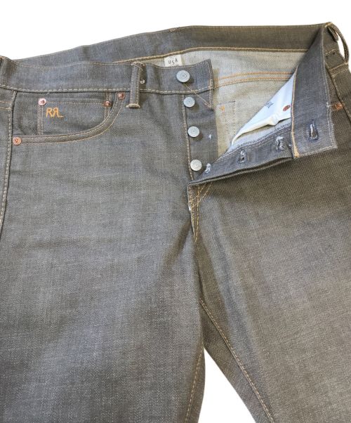 RRL（ダブルアールエル）RRL (ダブルアールエル) セルビッチカラーデニムパンツ ブラウン サイズ:29×34の古着・服飾アイテム
