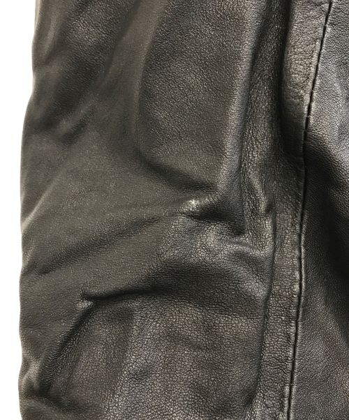 THE DEGNER CLASSIC BRAND（ザ・デグナー・クラシック・ブランド）THE DEGNER CLASSIC BRAND (デグナークラシックブランド) レザージャケット ブラック サイズ:XLの古着・服飾アイテム