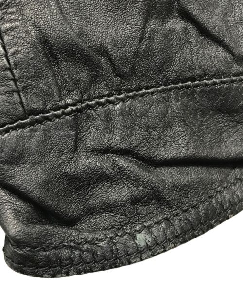 THE DEGNER CLASSIC BRAND（ザ・デグナー・クラシック・ブランド）THE DEGNER CLASSIC BRAND (デグナークラシックブランド) レザージャケット ブラック サイズ:XLの古着・服飾アイテム