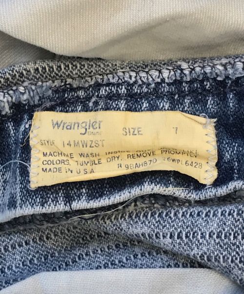 Wrangler（ラングラー）Wrangler (ラングラー) 14mwzストライプデニム インディゴ サイズ:7の古着・服飾アイテム