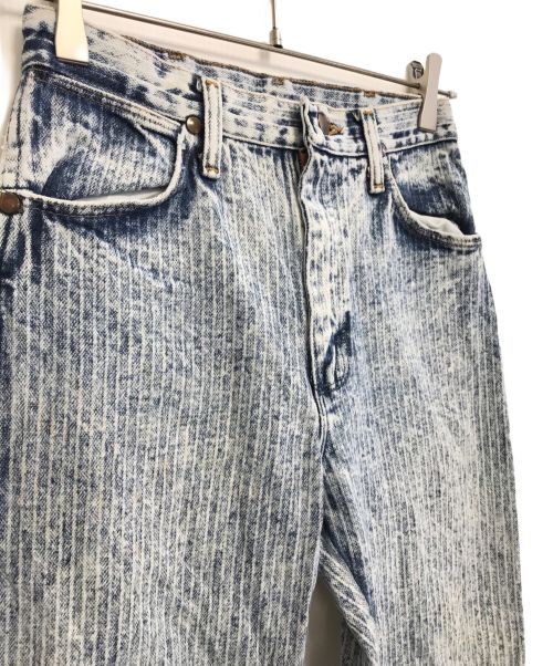 Wrangler（ラングラー）Wrangler (ラングラー) 14mwzストライプデニム インディゴ サイズ:7の古着・服飾アイテム