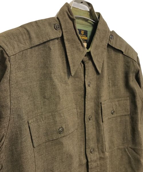 ARMY OFFICERS（アーミーオフィサーズ）ARMY OFFICERS (アーミーオフィサーズ) エポレットシャツ カーキ サイズ:表記なしの古着・服飾アイテム