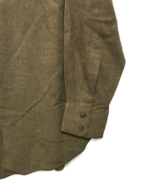 ARMY OFFICERS（アーミーオフィサーズ）ARMY OFFICERS (アーミーオフィサーズ) エポレットシャツ カーキ サイズ:表記なしの古着・服飾アイテム