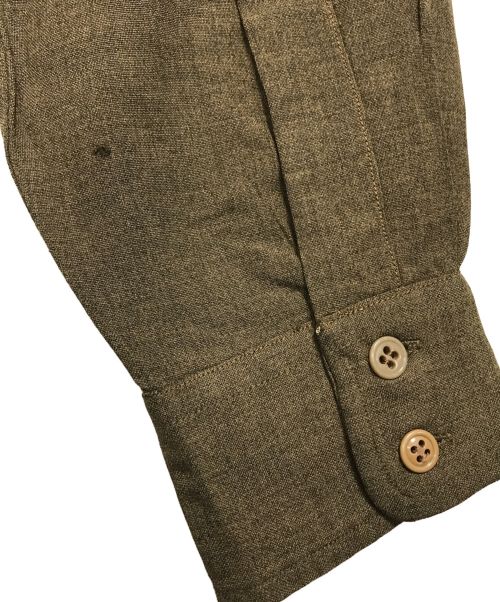 ARMY OFFICERS（アーミーオフィサーズ）ARMY OFFICERS (アーミーオフィサーズ) エポレットシャツ カーキ サイズ:表記なしの古着・服飾アイテム