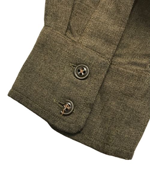 ARMY OFFICERS（アーミーオフィサーズ）ARMY OFFICERS (アーミーオフィサーズ) エポレットシャツ カーキ サイズ:表記なしの古着・服飾アイテム