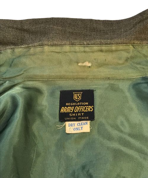 ARMY OFFICERS（アーミーオフィサーズ）ARMY OFFICERS (アーミーオフィサーズ) エポレットシャツ カーキ サイズ:表記なしの古着・服飾アイテム