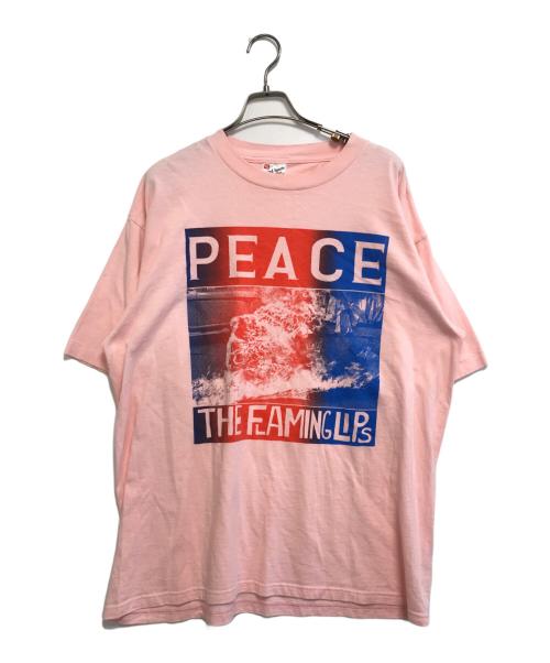 バンドTシャツ（バンドTシャツ）バンドTシャツ (バンドTシャツ) 90s THE FLAMING LIPS(ザ・フレーミング・リップス) バンドTシャツ ピンク サイズ:XL　　　の古着・服飾アイテム